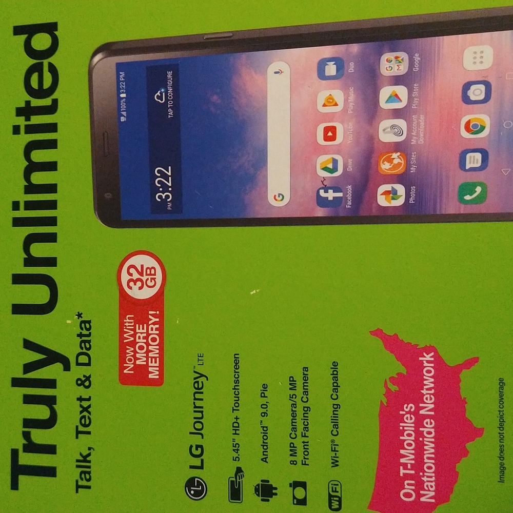 NWT PREPAID PHONE and card